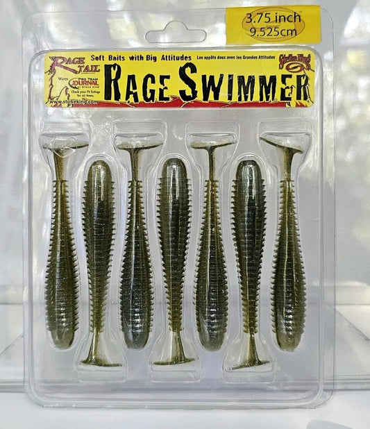 Strike King Rage Tail , Rage Swimmer 3.75" / 9,525cm