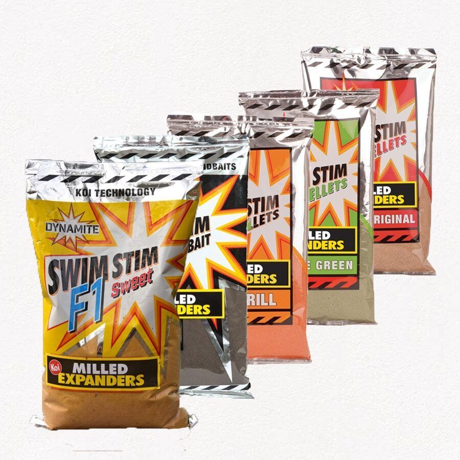 Dynamite Swim Stim Milled Expanders, Pelešu milti vairāki veidi