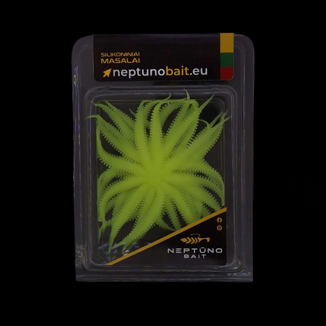 NEPTUNO BAIT Octopus / Astoņkājis 3" (dažādu izmēru gumijas, paredzētas asaru un citu plēsīgo zivju makšķerēšanai)