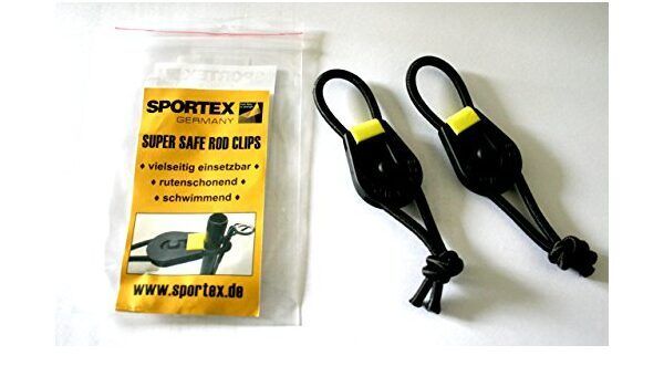 Sportex Rod Clip Super Safe, Makšķeru drošie savilcēji 2gab.