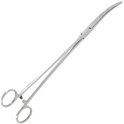 NGT 25cm knaibles āķu izņemšanai, ieliektas, 10" Stainless Steel Forceps