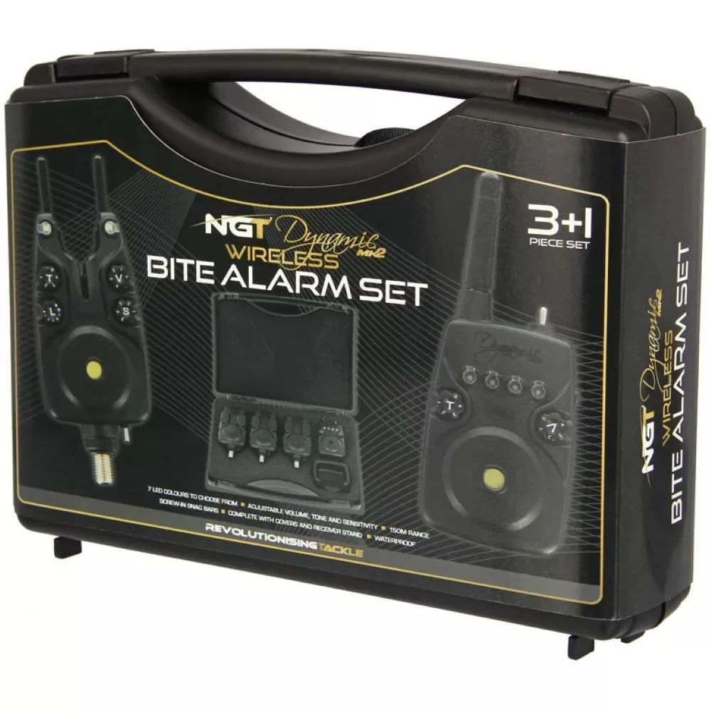 JAUNUMS! NGT Dynamic MK2 karpu Signalizatori ar pulti. 3gab, līdz 150m , 5 režīmi