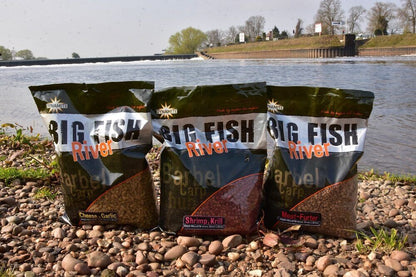 Big Fish River Pellets – 1.8kg Shrimp & Krill, Garneles un krila pelešu mix ar 4, 6, 8mm
