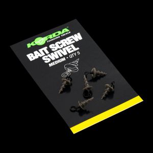 Korda - Micro Ring Swivel Bait Screw, Ēsmas skrūve ar griezuli