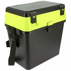 NGT Seat box system , Sēžamkaste makšķerniekiem Dzeltena ar Melnu 36 x 28 x 24cm