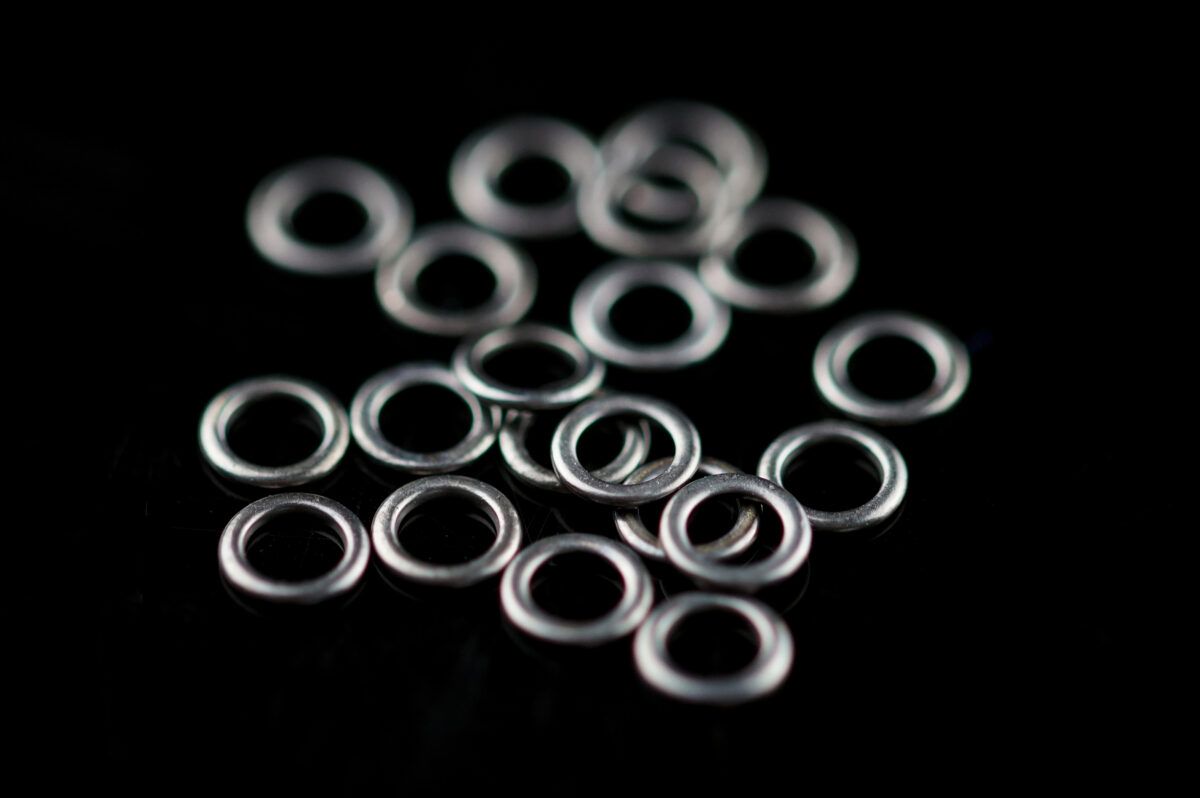 Ridge Monkey RM-Tec Rig Rings, Pavadu gredzeni - divi izmēri