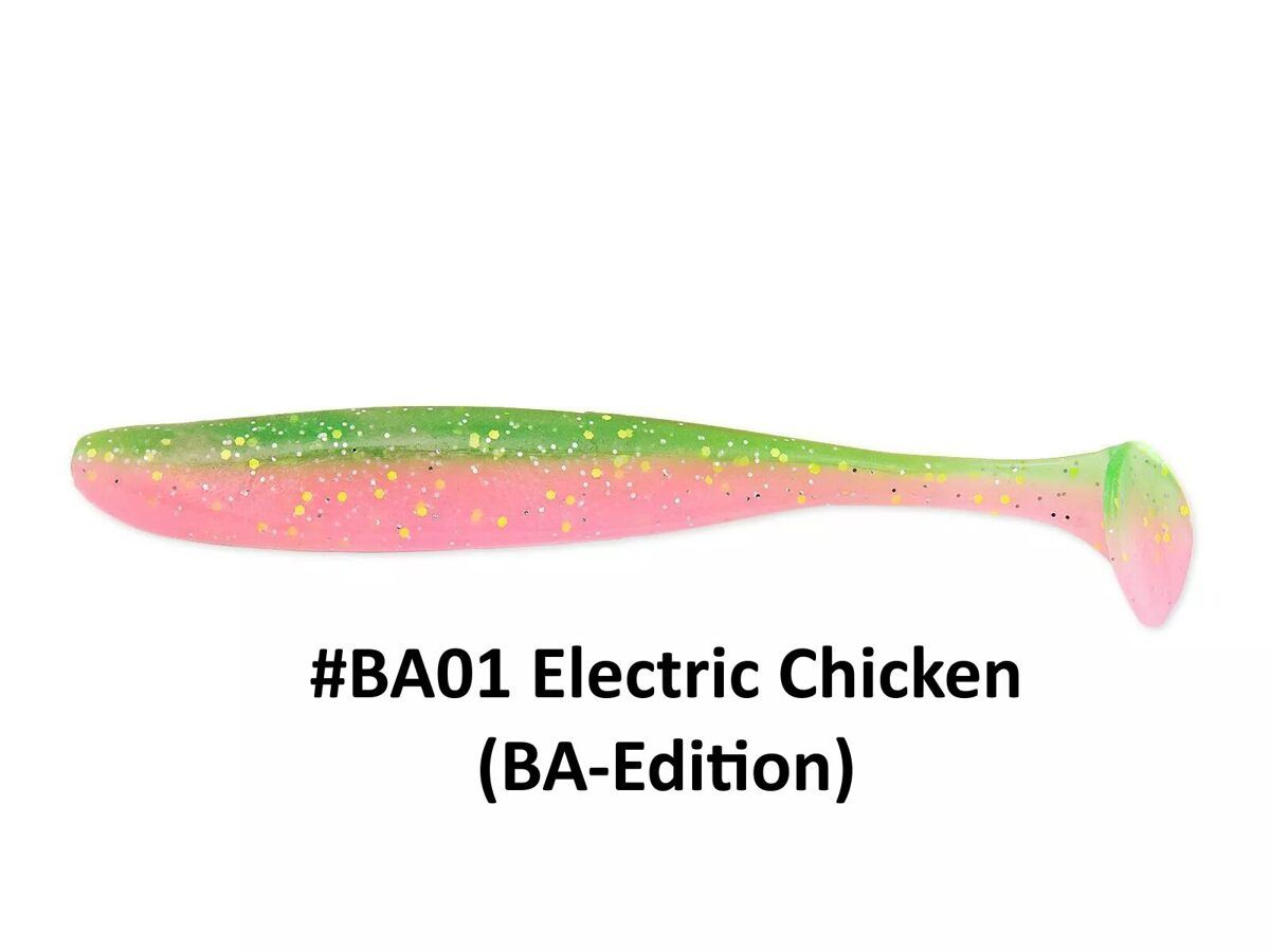 Keitech Easy Shiner 3.5″ Lure, Silikona "ēdamgumijas" no Japānas 9cm - dažādas krāsas