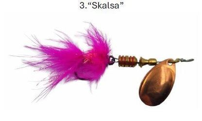 Rotiņš Anglertails 8cm / 5g - Roku darbs