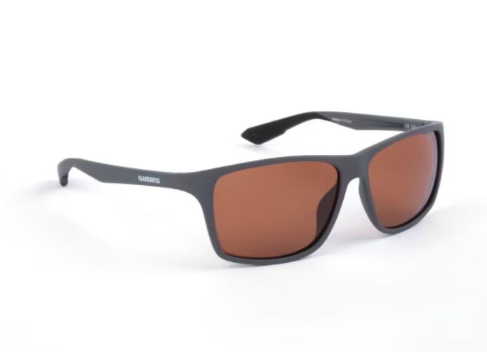Saulesbrilles Shimano Eyewear Matte Dark Grey & Copper
