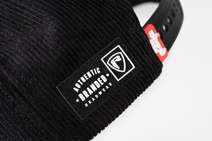 FOX RAGE CORD FLAT PEAK CAP, Cepure ar taisno nagu