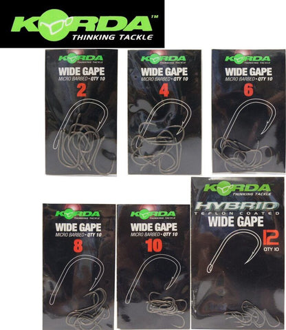KORDA Wide gape hooks, Platie āķi