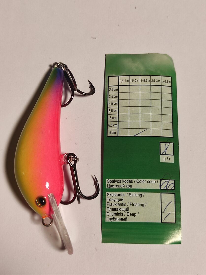 Vivingra lašu mānekļi / Vobleri 8g