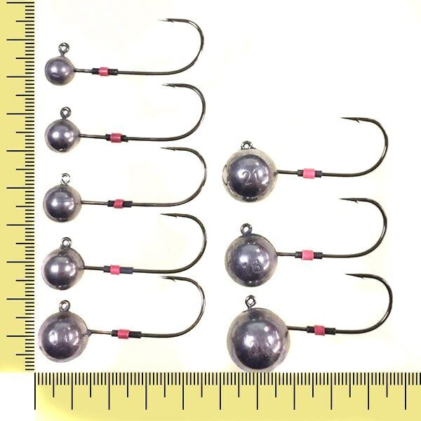 Fish On Volframa džiggalva jig head ar MEITO #4/0 āķi 5.3g - 18g