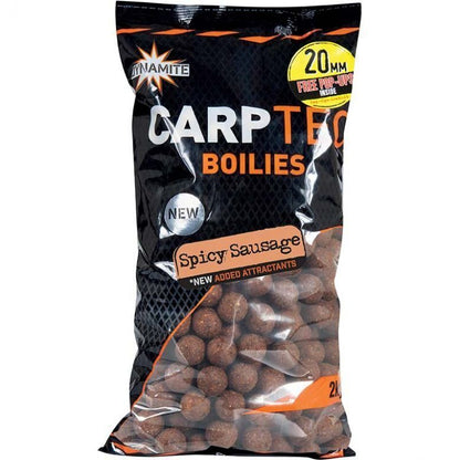 DYNAMITE Spicy Sausage Boilies, Asās desas boilas 1kg