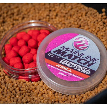 MAINLINE MATCH DUMBELL WAFTERS Red Krill, Vafteri sarkanais krils- dažādi izmēri