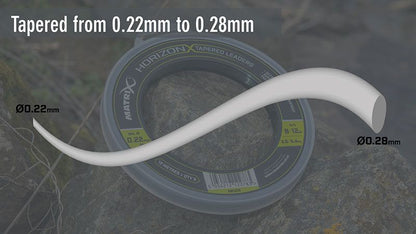 Matrix Horizon X Tapered Shock Leader - 8lb / 12lb (12m) x5
