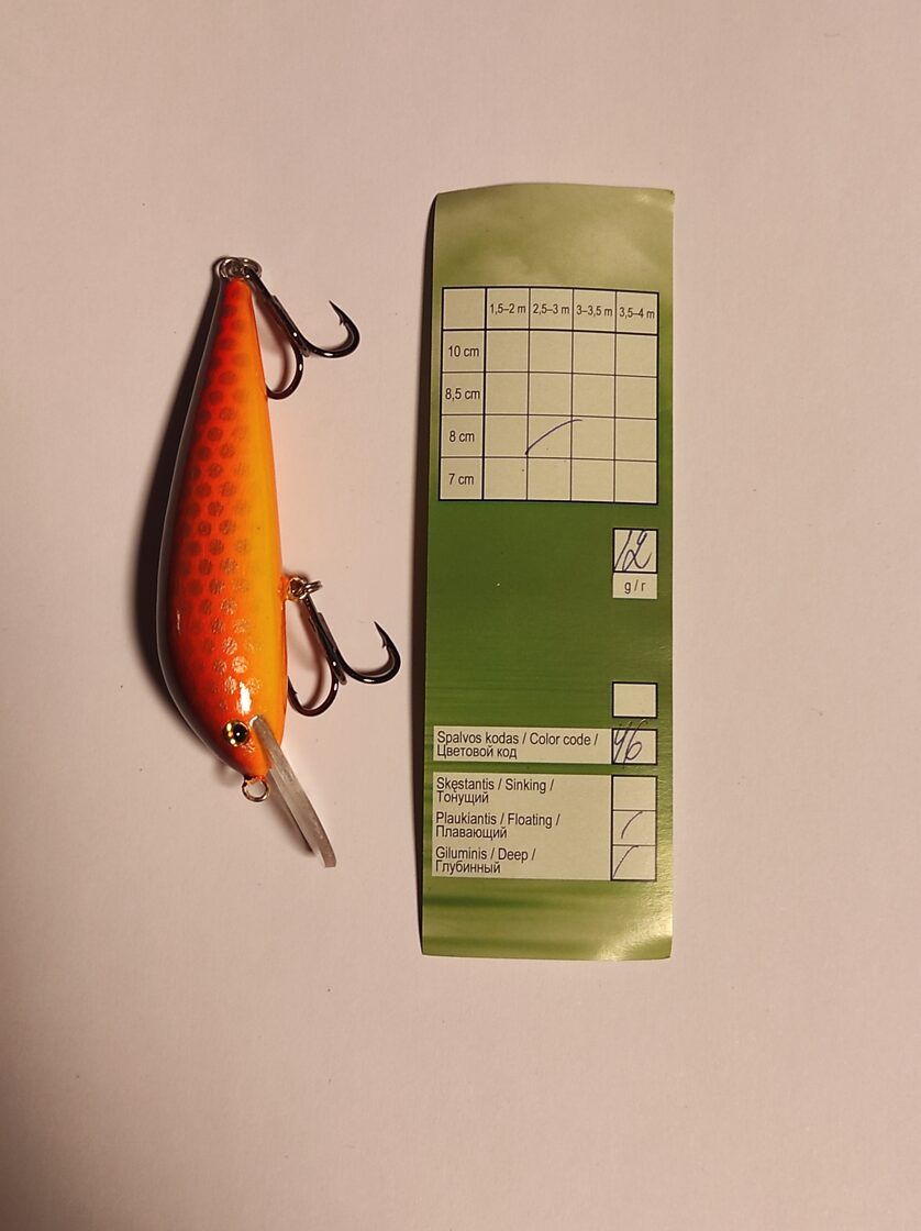 Vivingra lašu mānekļi / Vobleri 12g