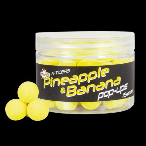 Pop up Dynamite Baits N-Ticers Pineapple & Banana