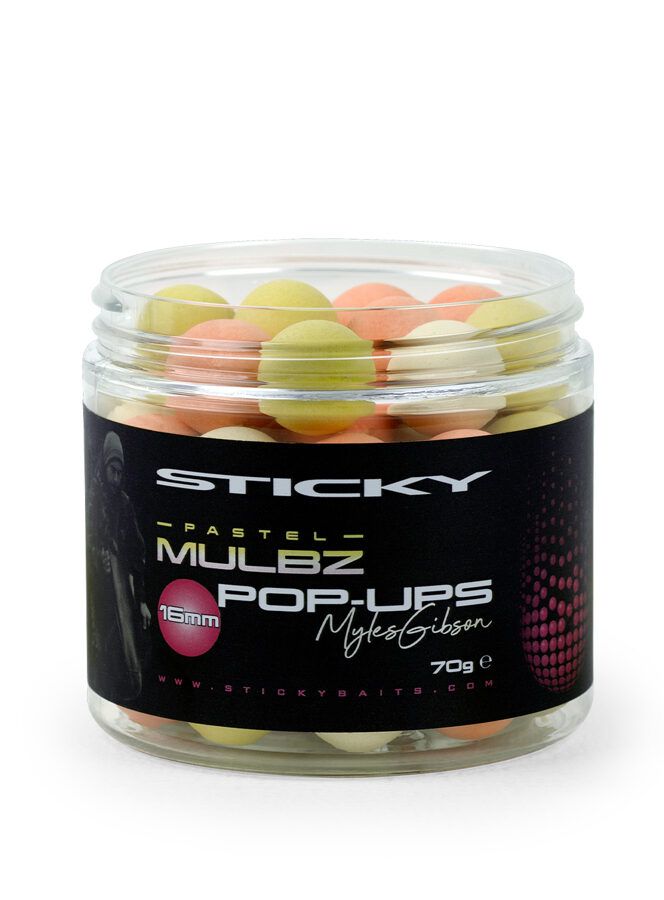 STICKY MULBZ PASTEL POP UPS, Pasteļkrāsu Plūškoka peldošās boilas jeb pop up - 12,14,16mm