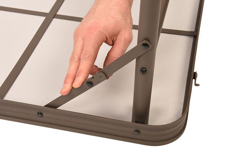 FOX Session Table with storage, Lielais un kompaktais galds ar papildus plauktiem.