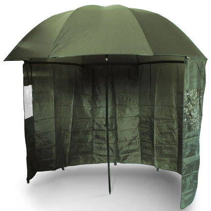 NGT Umbrella - 45" with Sides , Zaļš lietussargs ar sienu  - 180cm diametrs