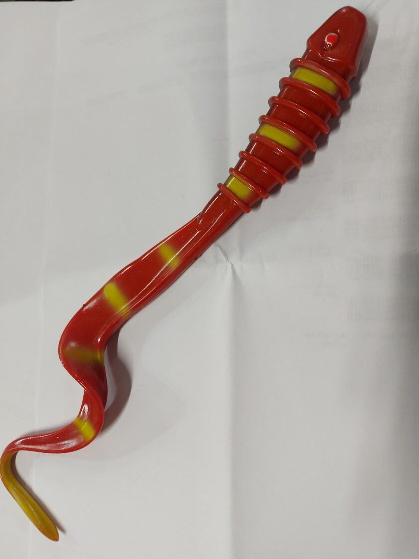 OSHELure Vbone Tail 8" (20cm) / Pelāģisko Līdaku Mīkstais Māneklis