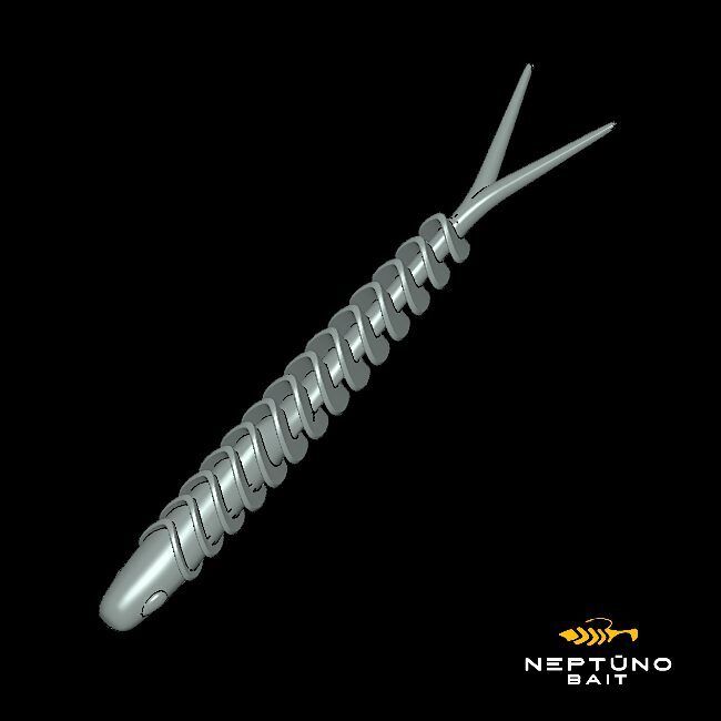 NEPTUNO BAIT Cobra 1.2" UV nano jig, nano džiga gumijas visa veida zivju makšķerēšanai