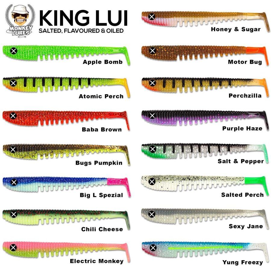 Monkey Lures King Lui 14 cm , Gumijas mānekļi - 4gab