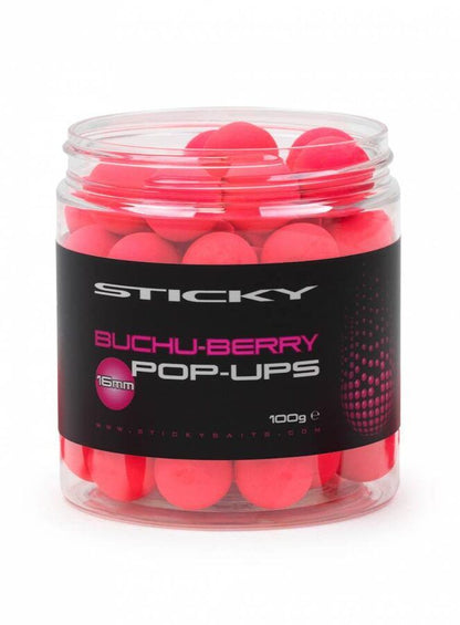 STICKY BUCHU-BERRY POP UPS, Ogu peldošās boilas jeb pop up - 12,16mm