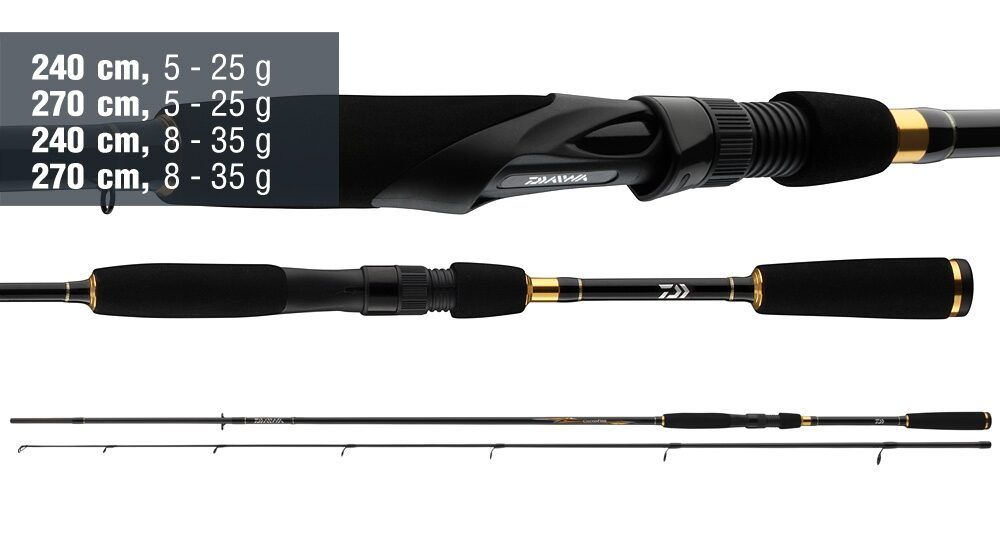 DAIWA Crossfire Jig. 2,40m 5-25g, Spinings džigam