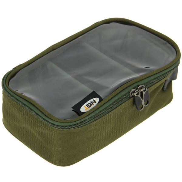 NGT 3 Way 'Clear Top' Deluxe Lead Bag , Svinu somiņa Clear top