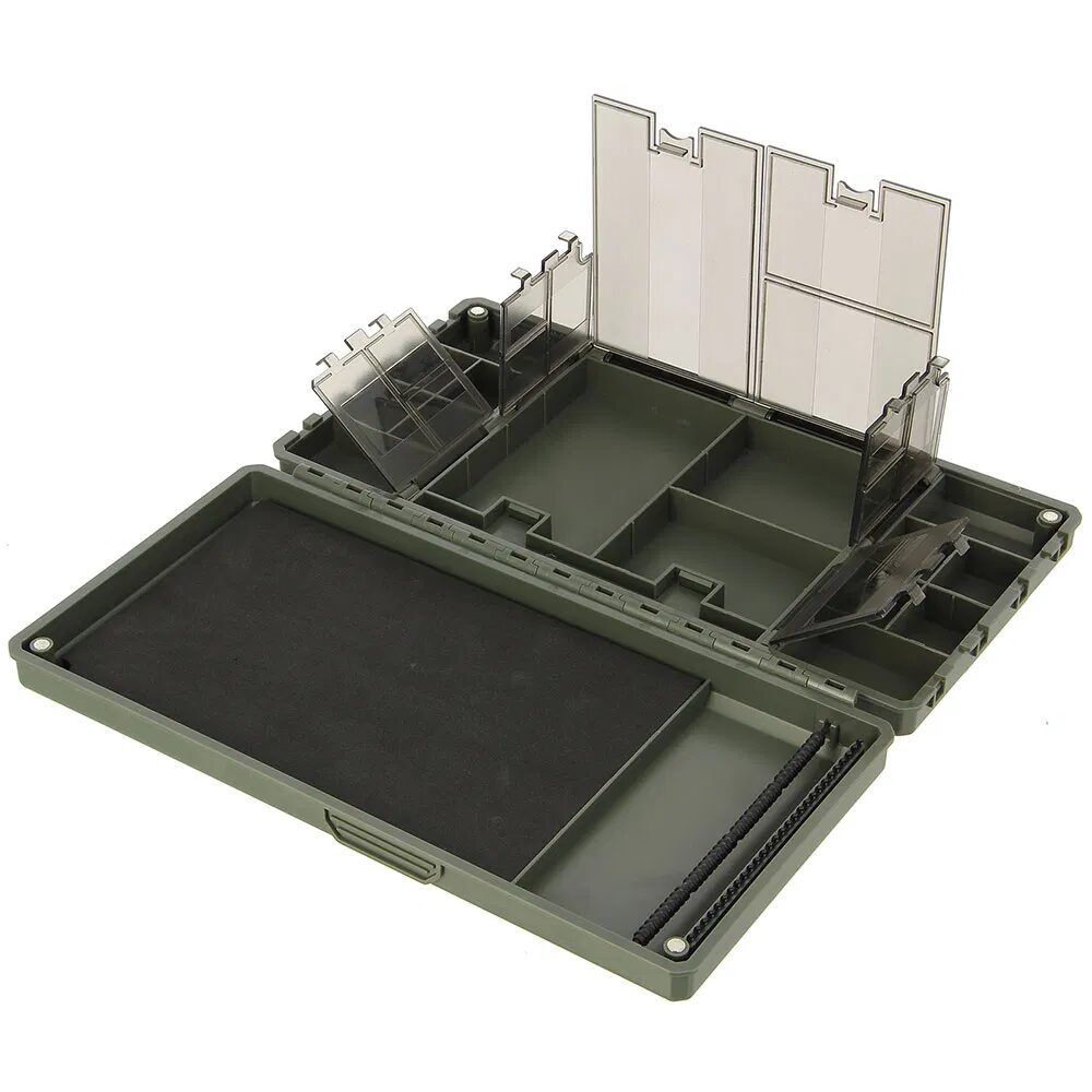 NGT XT Rig Tackle Box Sīkumu un pavadu kastīte