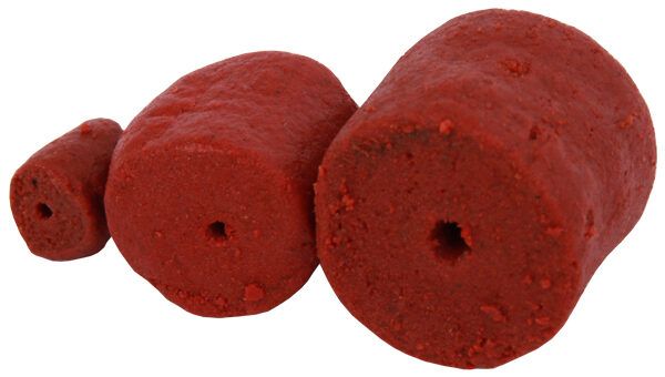 Carp Zoom Pre-Drilled Red Halibut Pellets, Gatavās peletes ar caurumu - 15mm/8mm