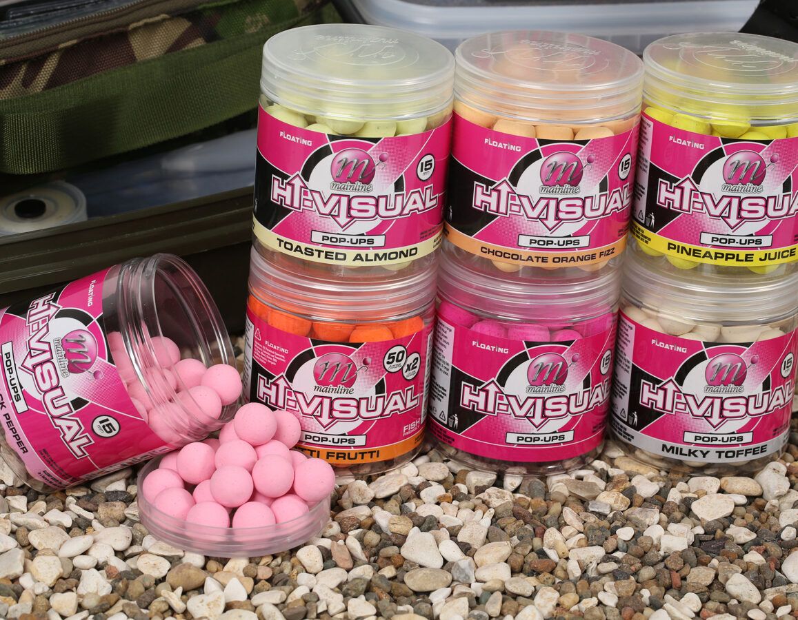 Mainline HI-VISUAL POP-UPS Pineapple 12mm, 15mm / Spilgtie pop up Ananāsu sula