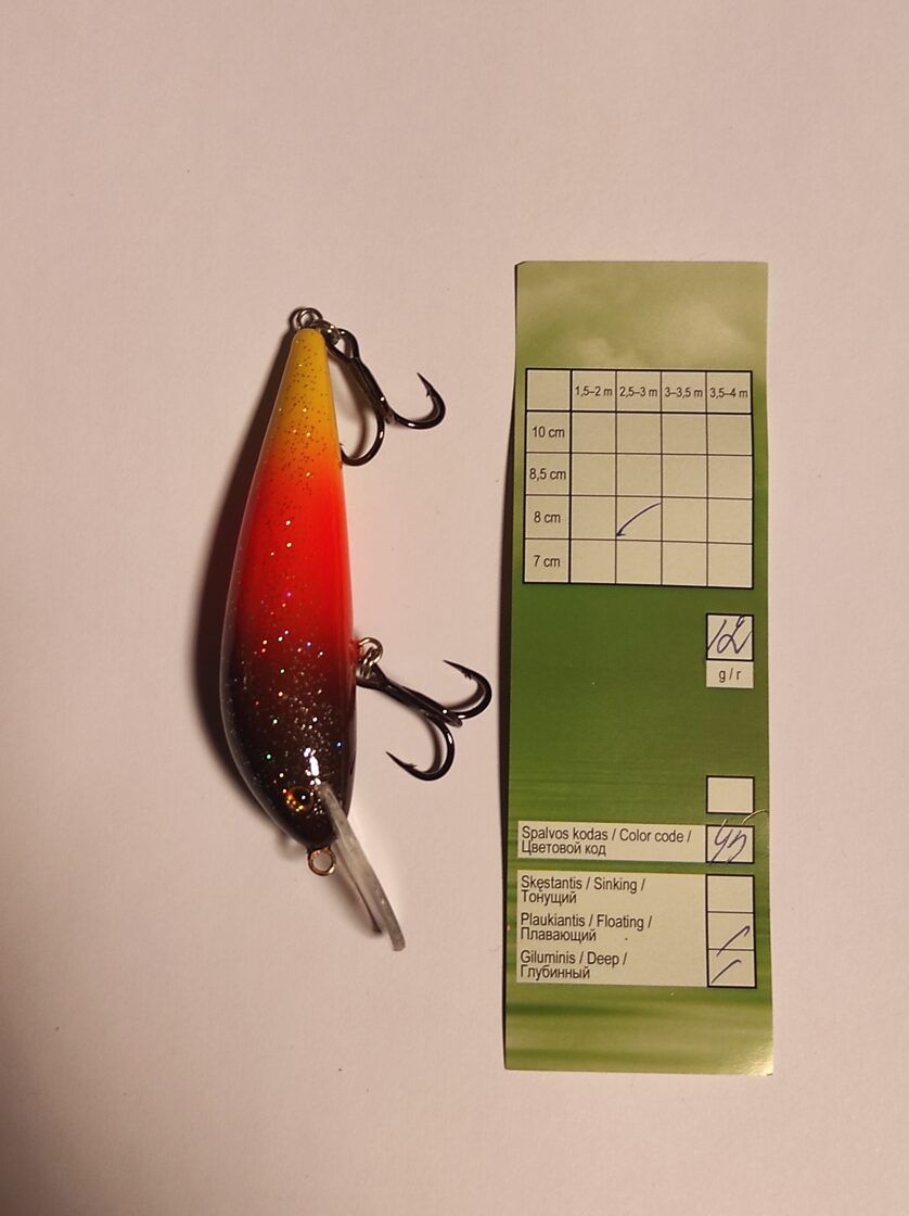 Vivingra lašu mānekļi / Vobleri 12g