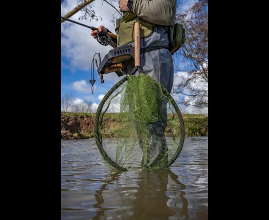 Uztveramais tīkliņš Korum Glide Wading Net - Latex 26"