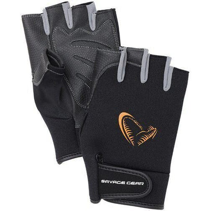 Cimdi Savage Gear Neoprene Half Finger
