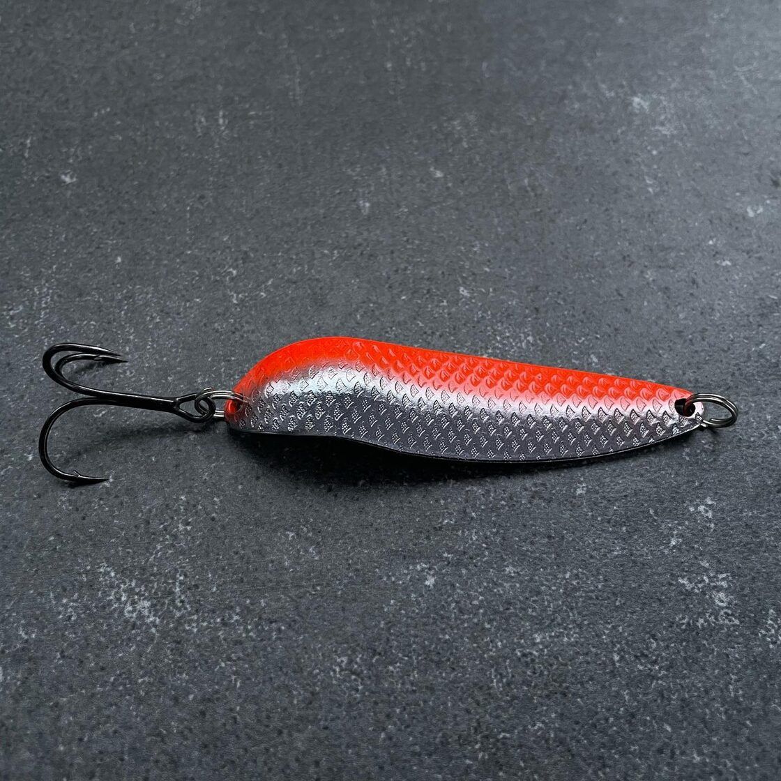 Šūpiņi Toxic Irony By Dmitry Beljajev - sarkani/sudraba spīdīgi - Made in Latvia 16/19/20/24/32g