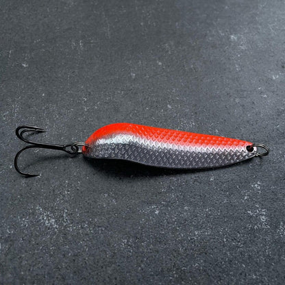 Šūpiņi Toxic Irony By Dmitry Beljajev - sarkani/sudraba spīdīgi - Made in Latvia 16/19/20/24/32g