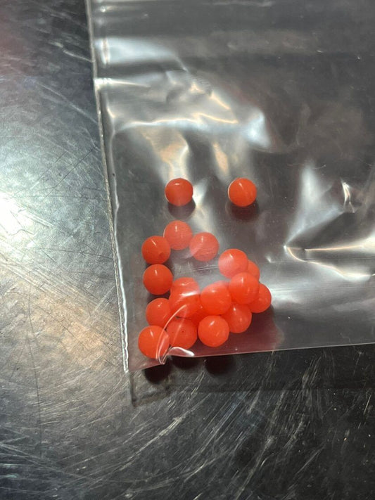 UV ikru bumbiņas, Oranžā un Caurspīdīgā krāsā