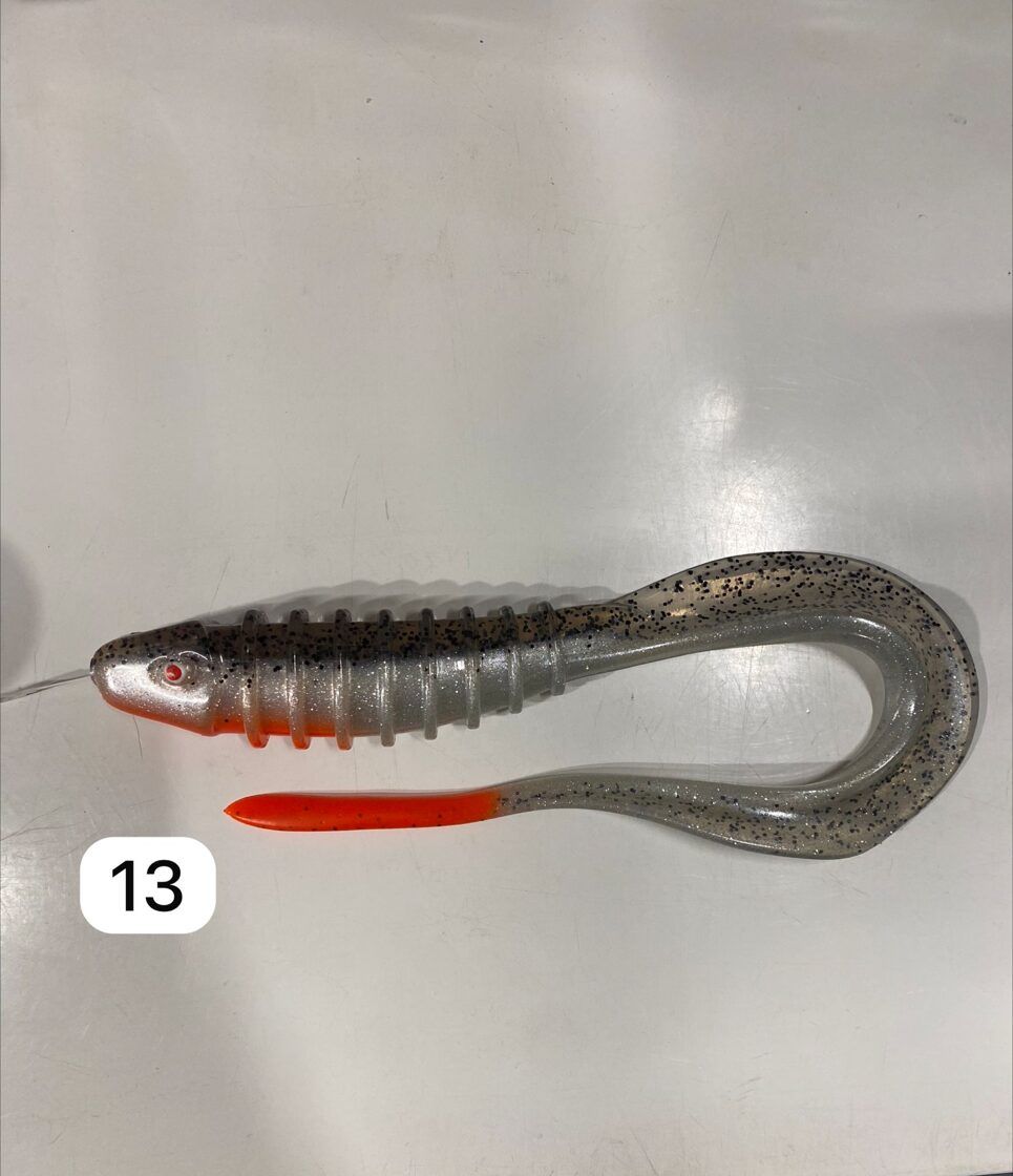 OSHELure Vbone Tail 10" (25cm) / Pelāģisko Līdaku Mīkstais Māneklis