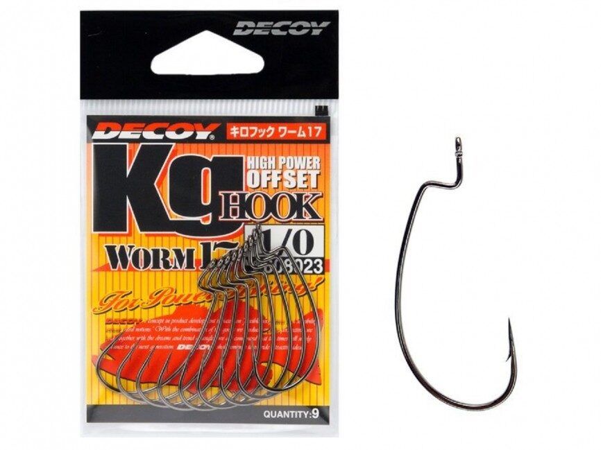 Ofseta āķi Decoy Worm17 Kg Hook