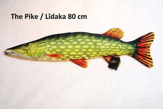 Spilvens līdaka 80cm / Pike pillow 80cm