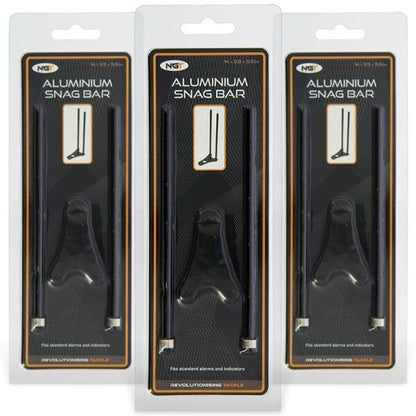 NGT Alumīnija Snag bar mini - melns makšķeres turētājs pie signalizatora