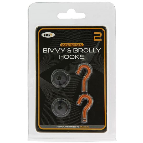 NGT Bivvy Hooks - Magnetic Twin Pack, Telšu magnēti ar āķiem , pakaramajiem