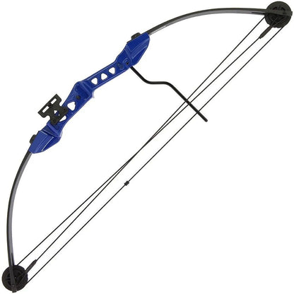 29LB Sonic Block Compound Bow Blue / Zils compound tipa loks ar 14kg atvilkšanas spēku + bultas (Youth Compound Bow)