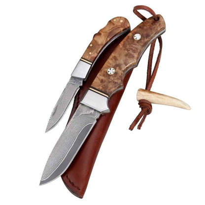 DAMASCUS medību un atlokāmā naža komlekts no PARFORCE dāvanu iepakojumā