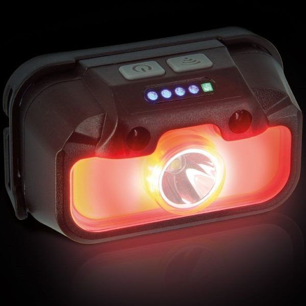 NGT Profiler Headlight - 330 Lumens USB Rechargable Motion Sensor Headlight with Case / Galvas lampa