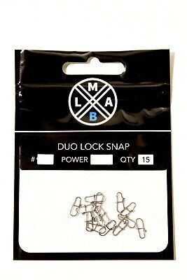 Karabīnes LMAB Duo Lock Snap / Top1 izturīgākās karabīnes / Iepakojumā 15gab