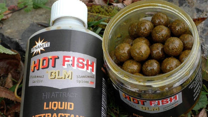 Dynamite baits 20mm Hot Fish & GLM Boilas, Asās boilas ar GLM 1kg
